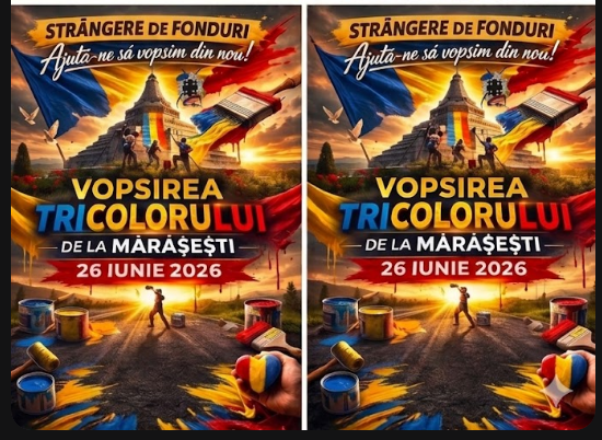 Vopsirea Tricolorului de la Mărășești